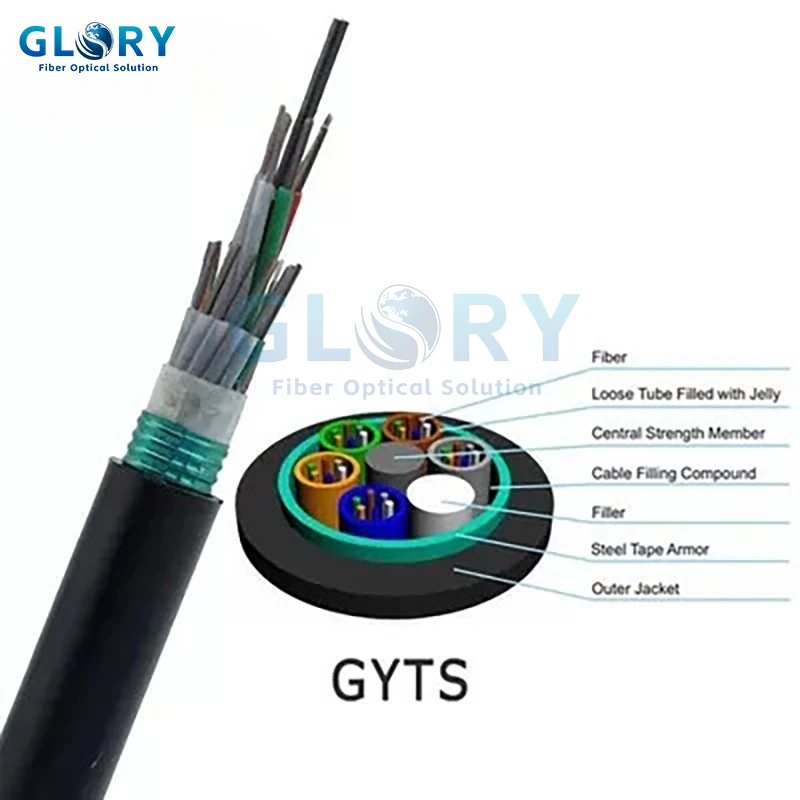 4 Core Single Mode Fiber Optic Cable