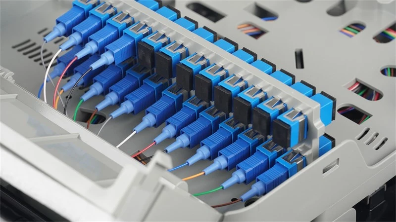 fiber optic terminal box splicing 