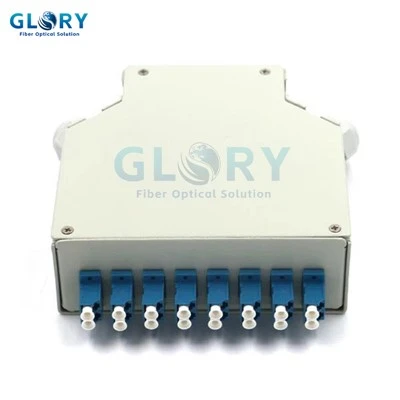 8 Port DIN Fiber Termination Box
